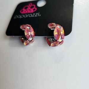 Paparazzi Iridescent Pink Earrings
